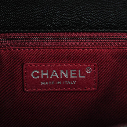 Chanel Caviar Quilted Small Coco Handle Flap Black 7 of 8