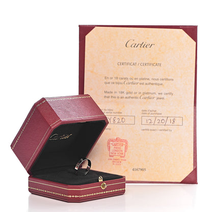 Cartier 18K Pink Gold 3.5mm LOVE Wedding Band Ring 55 7.25 5 of 5