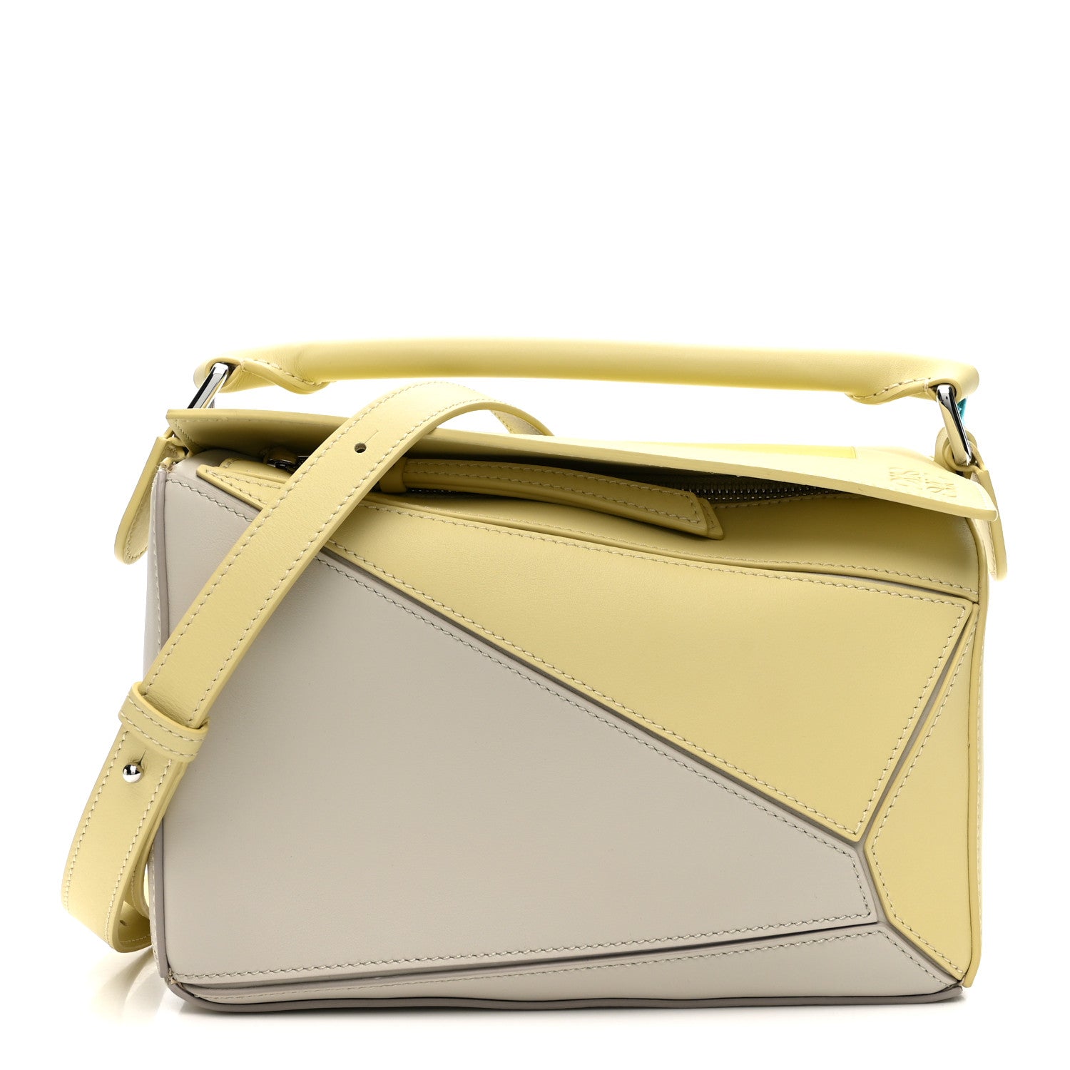 LOEWE　メモ帳 Loewe X ALBERS Nappa Calfskin Small Puzzle Bag Pale Grey Light