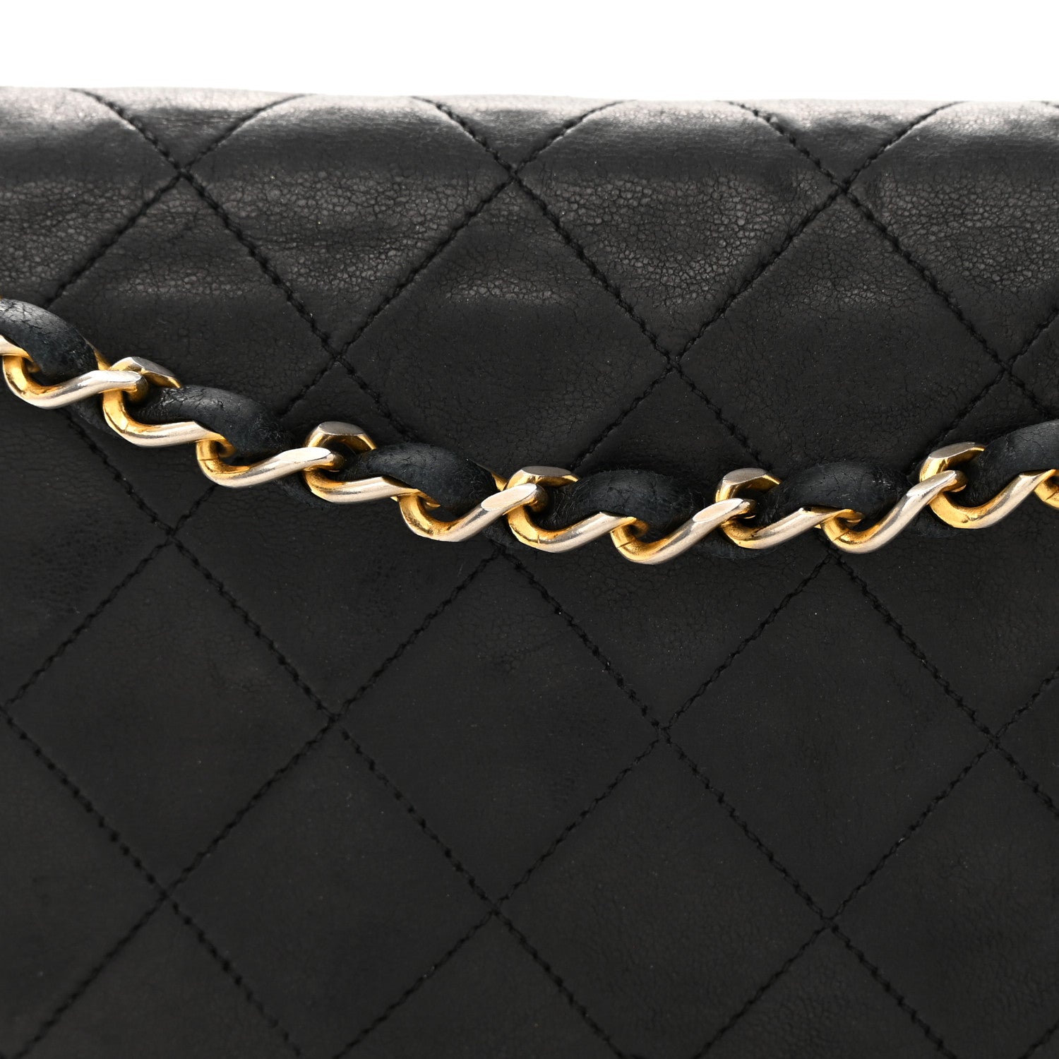 Chanel Lambskin Quilted Medium Double Flap Black 25 of 25