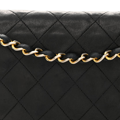 Chanel Lambskin Quilted Medium Double Flap Black 25 of 25
