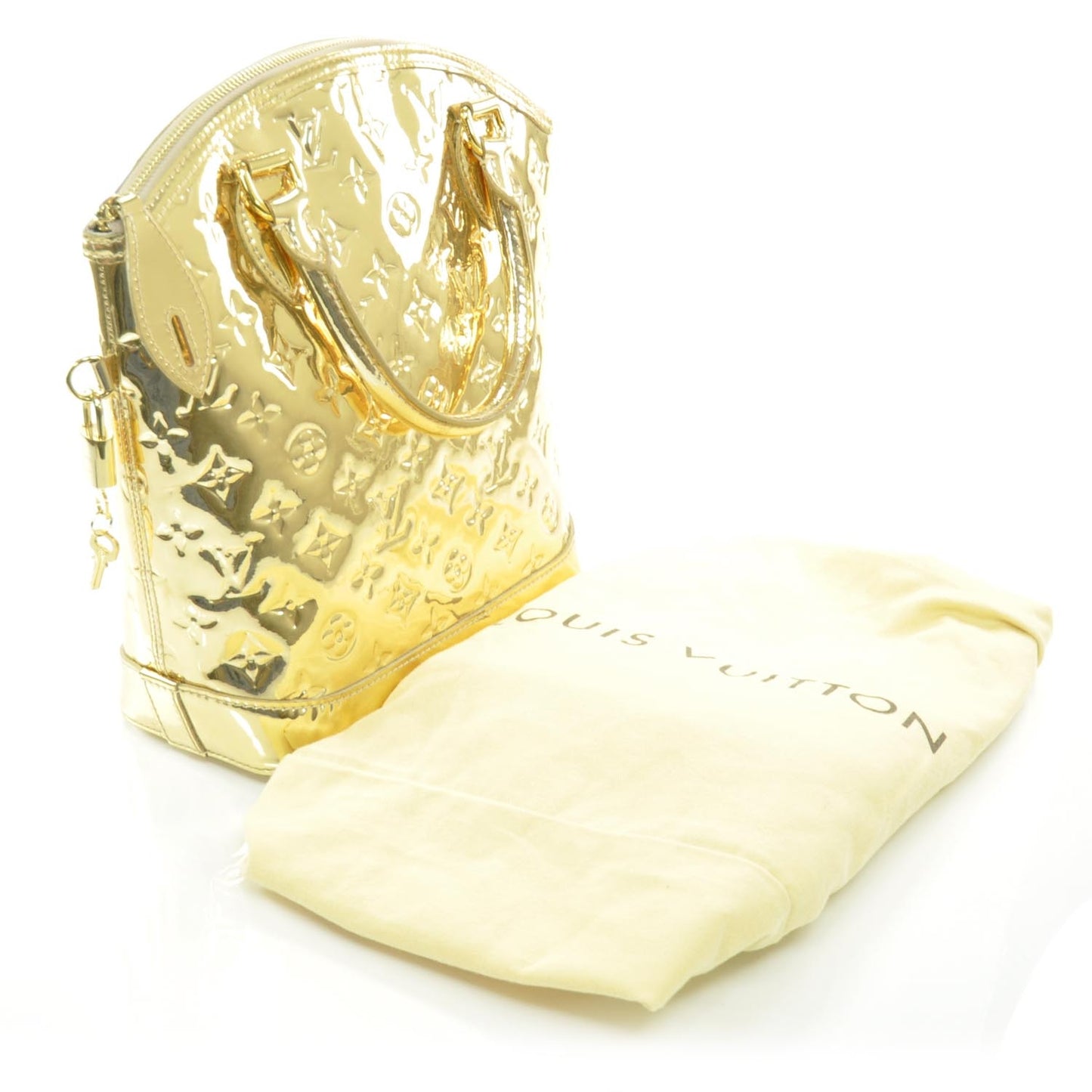 Monogram Miroir Lockit Gold