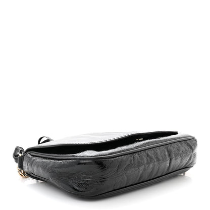 Gucci Patent Medium Soho Flap Crossbody Black 4 of 13