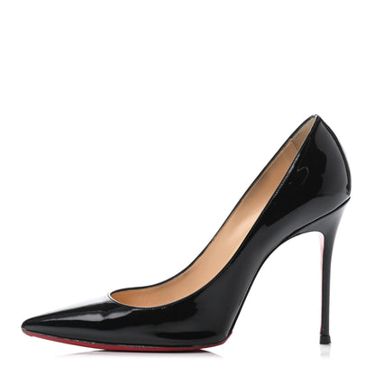 Christian Louboutin Patent Decollete 554 100 Pumps 39.5 Black 1 of 5