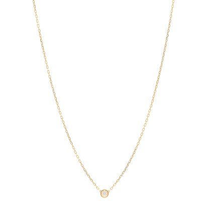 Cartier 18K Yellow Gold Diamond SM D'Amour Pendant Necklace 1 of 5