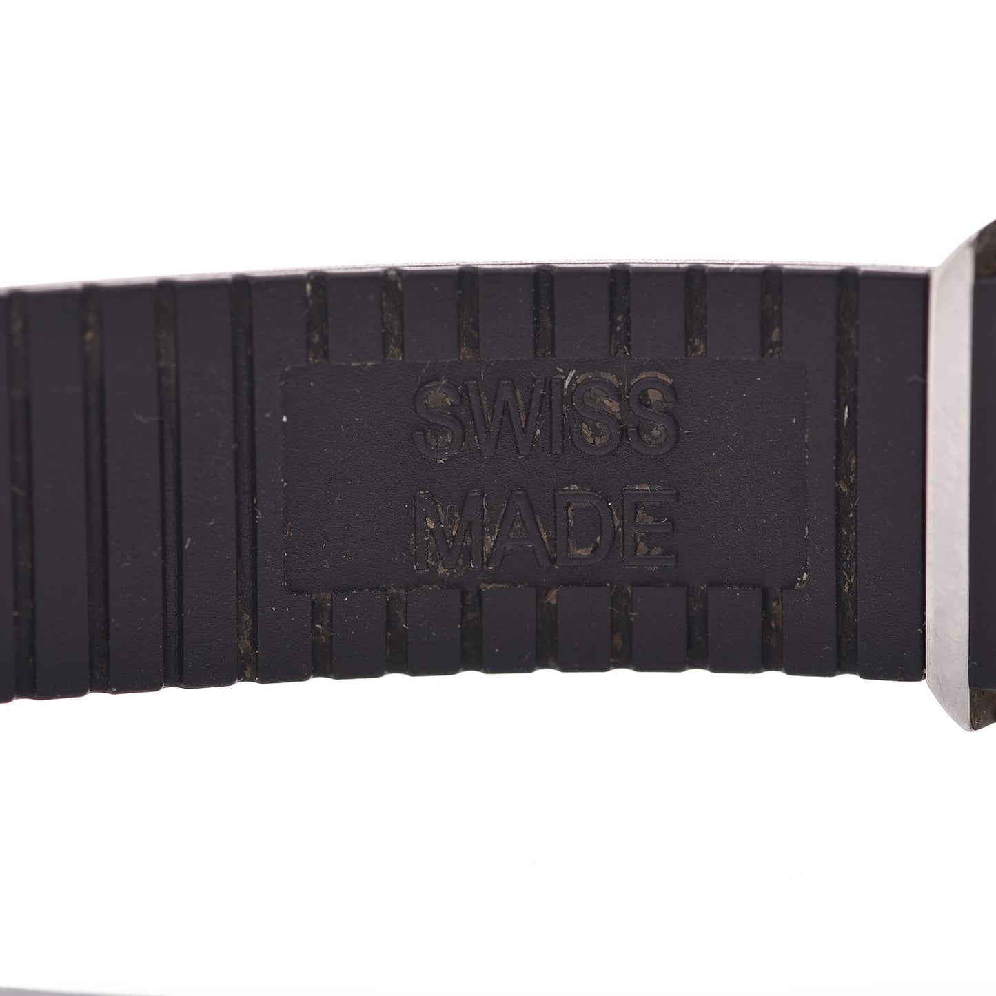 Stainless Steel Rubber 27mm Bussola Bubble Quartz Watch Black