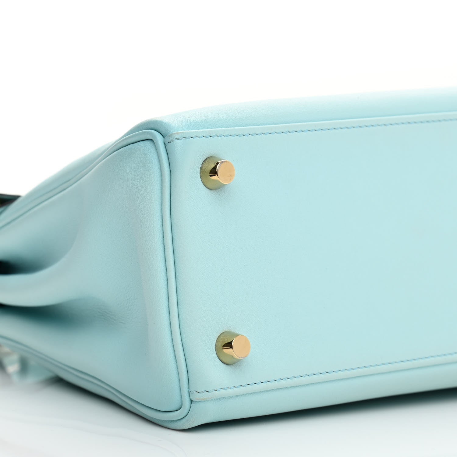 Hermes Swift Kelly Retourne 25 Bleu Zephyr 8 of 10