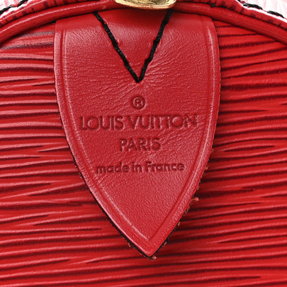 Louis Vuitton Epi Keepall 50 Castillan Red 5 of 10