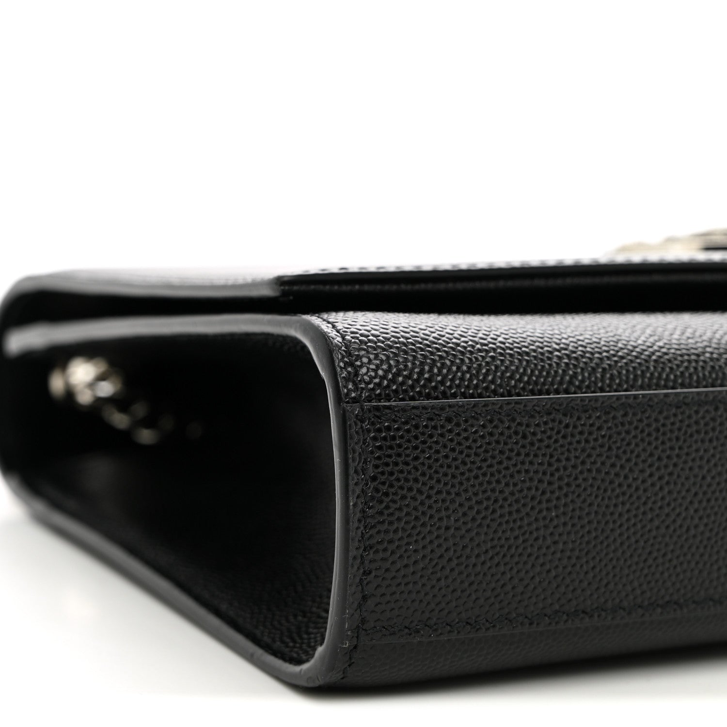 Saint Laurent Grain De Poudre Medium Classic Monogram Kate Tassel Satchel Black 7 of 8