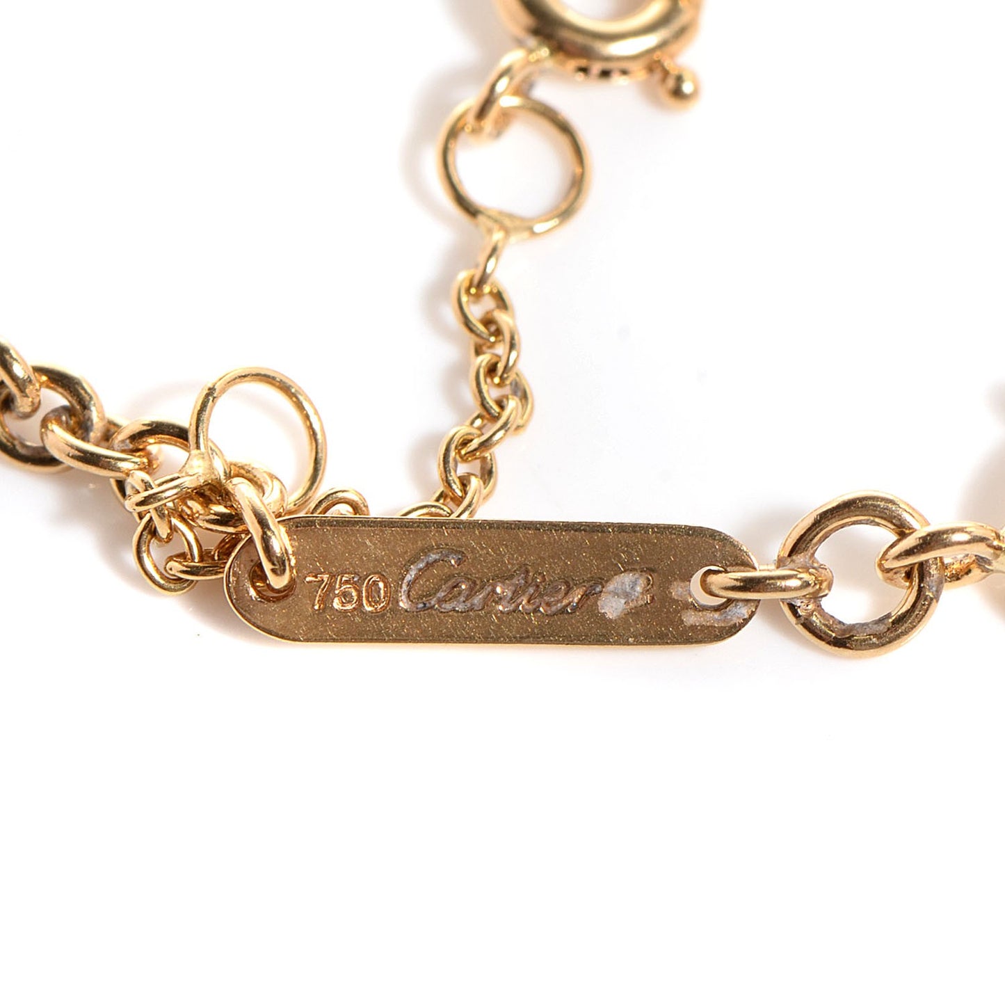 18K Pink Yellow White Gold Trinity Pendant Necklace
