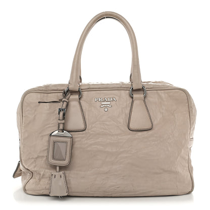 Prada Nappa Antik Bauletto Satchel Argilla 1 of 12