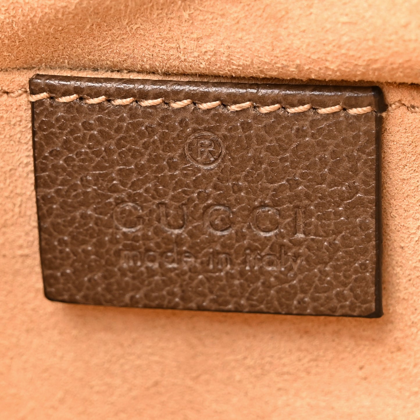 GG Supreme Monogram Web Mini Ophidia Shoulder Bag Brown