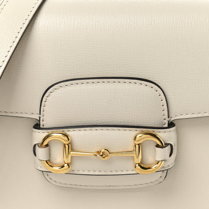 Gucci Azalea Calfskin Web Mini Horsebit 1955 Shoulder Bag Mystic White 8 of 11