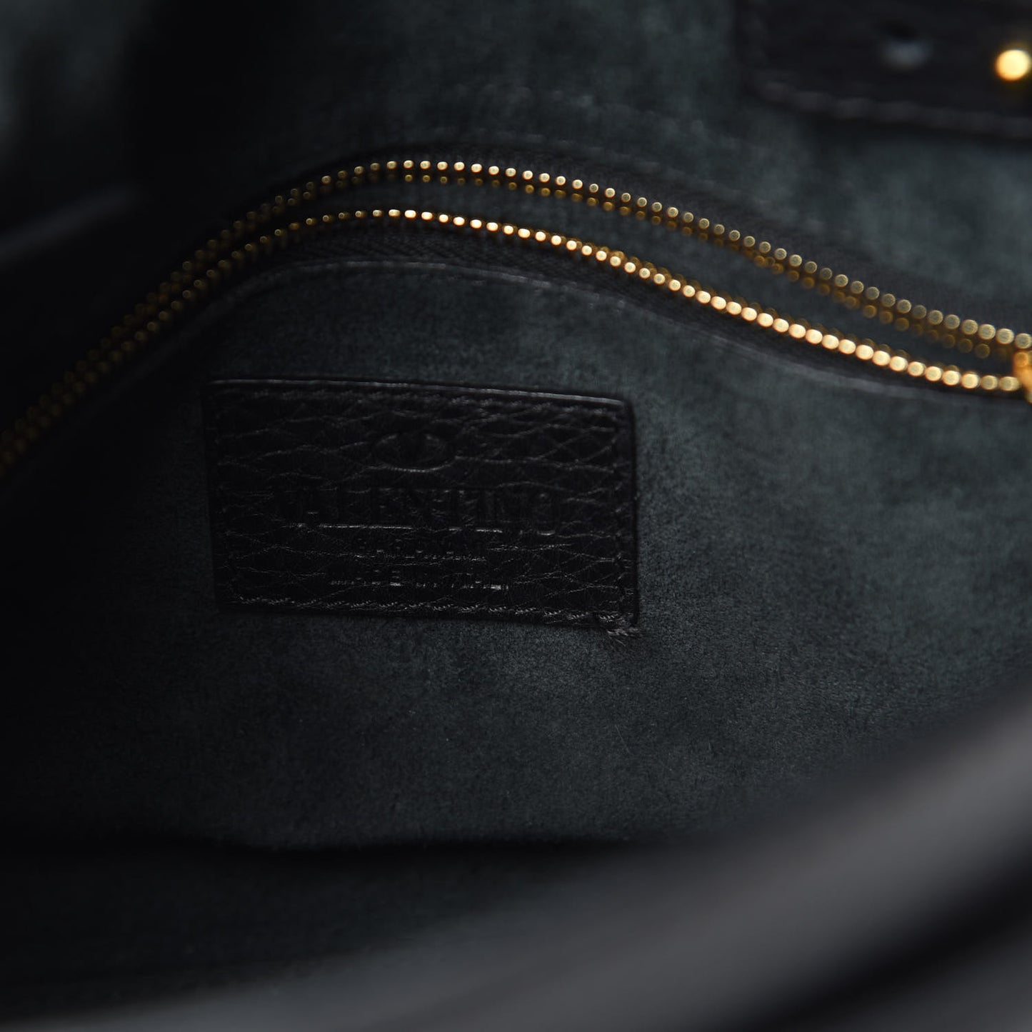 Grainy Calfskin Small My Rockstud Frame Bag Black