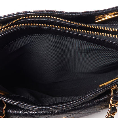 Chanel Caviar Quilted Flap Shoulder Bag Black 7 of 9