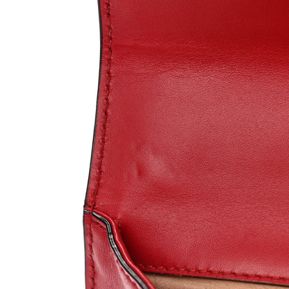 Gucci Guccissima Small Padlock Shoulder Bag Hibiscus Red 12 of 12