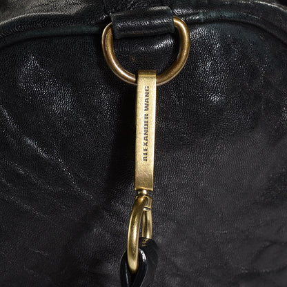 Alexander Wang Pebbled Lambskin Rocco Black Antique Brass Hardware 8 of 8