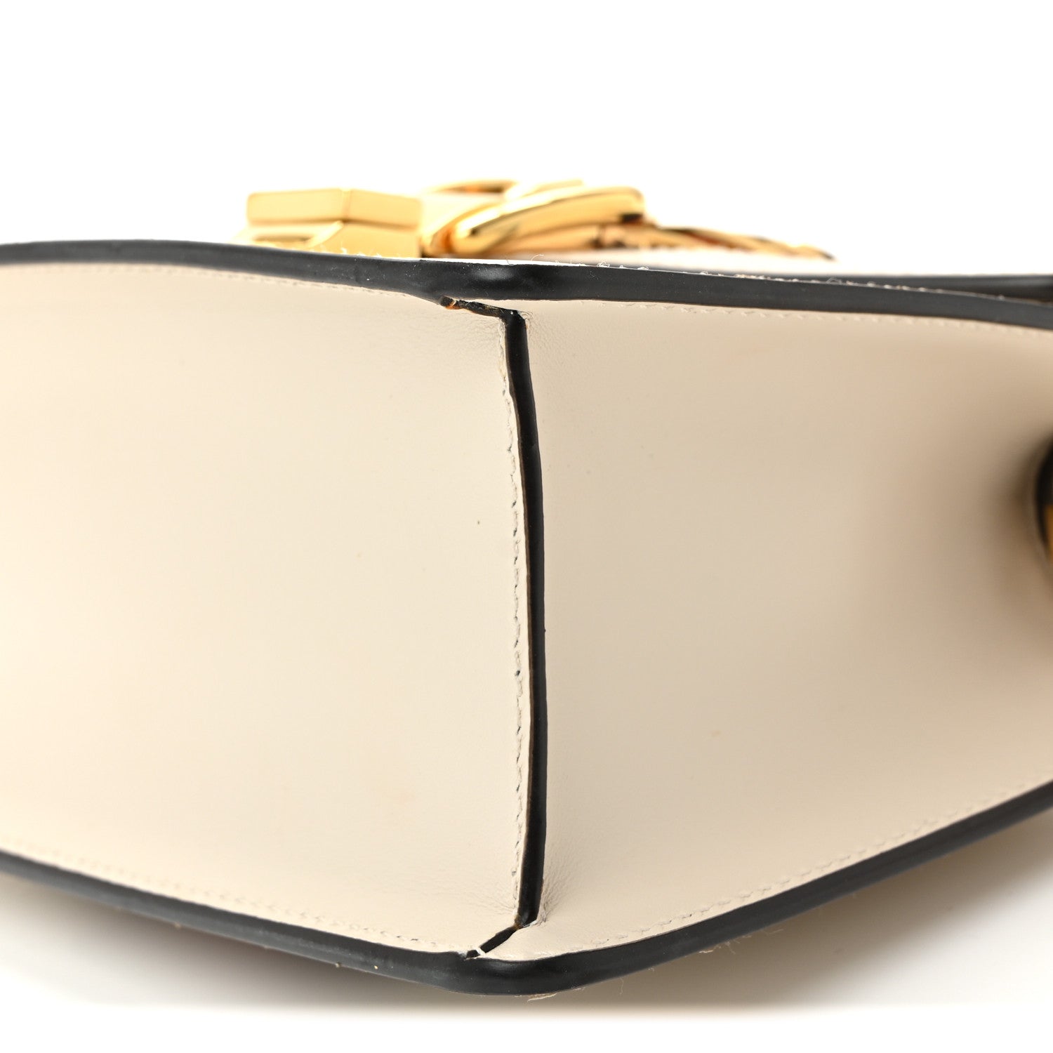 Gucci Calfskin Mini Sylvie Top Handle Bag White 10 of 14