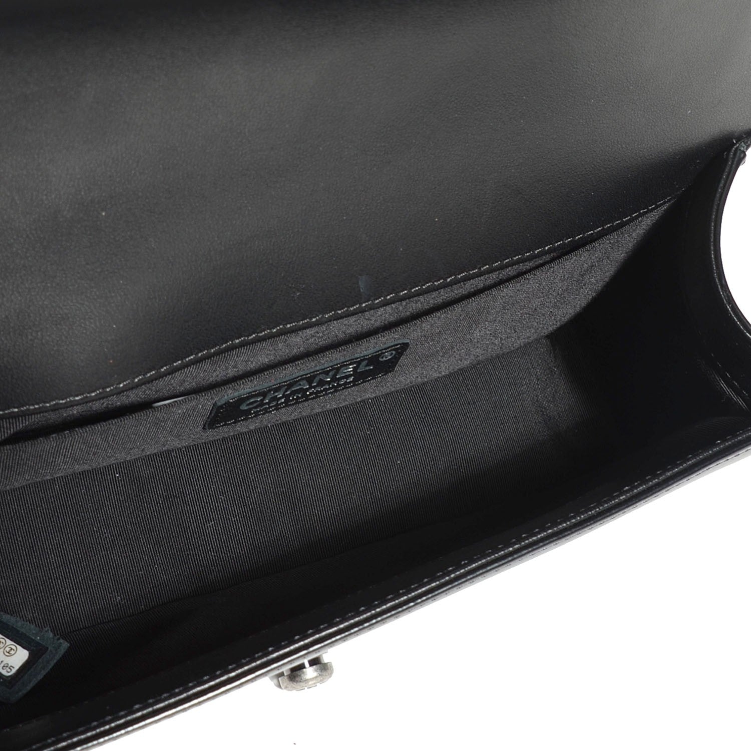 Chanel Glazed Calfskin Medium Boy Flap Black 5 of 8