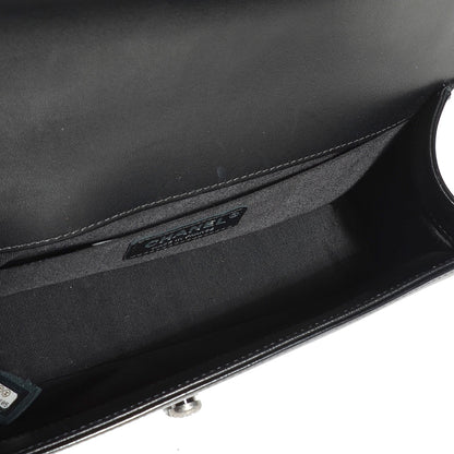 Chanel Glazed Calfskin Medium Boy Flap Black 5 of 8