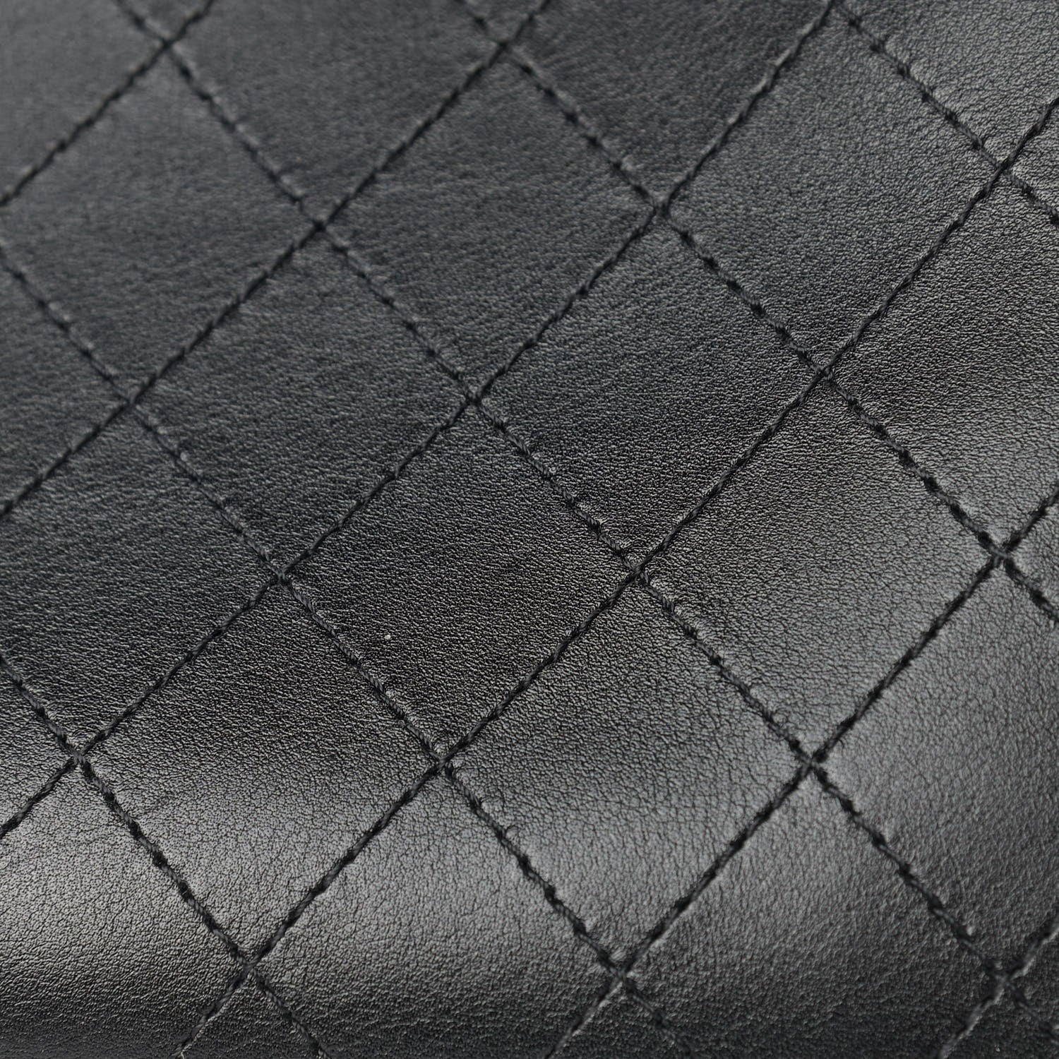 Chanel Calfskin Stitched Shopping Tote Black 13 of 18