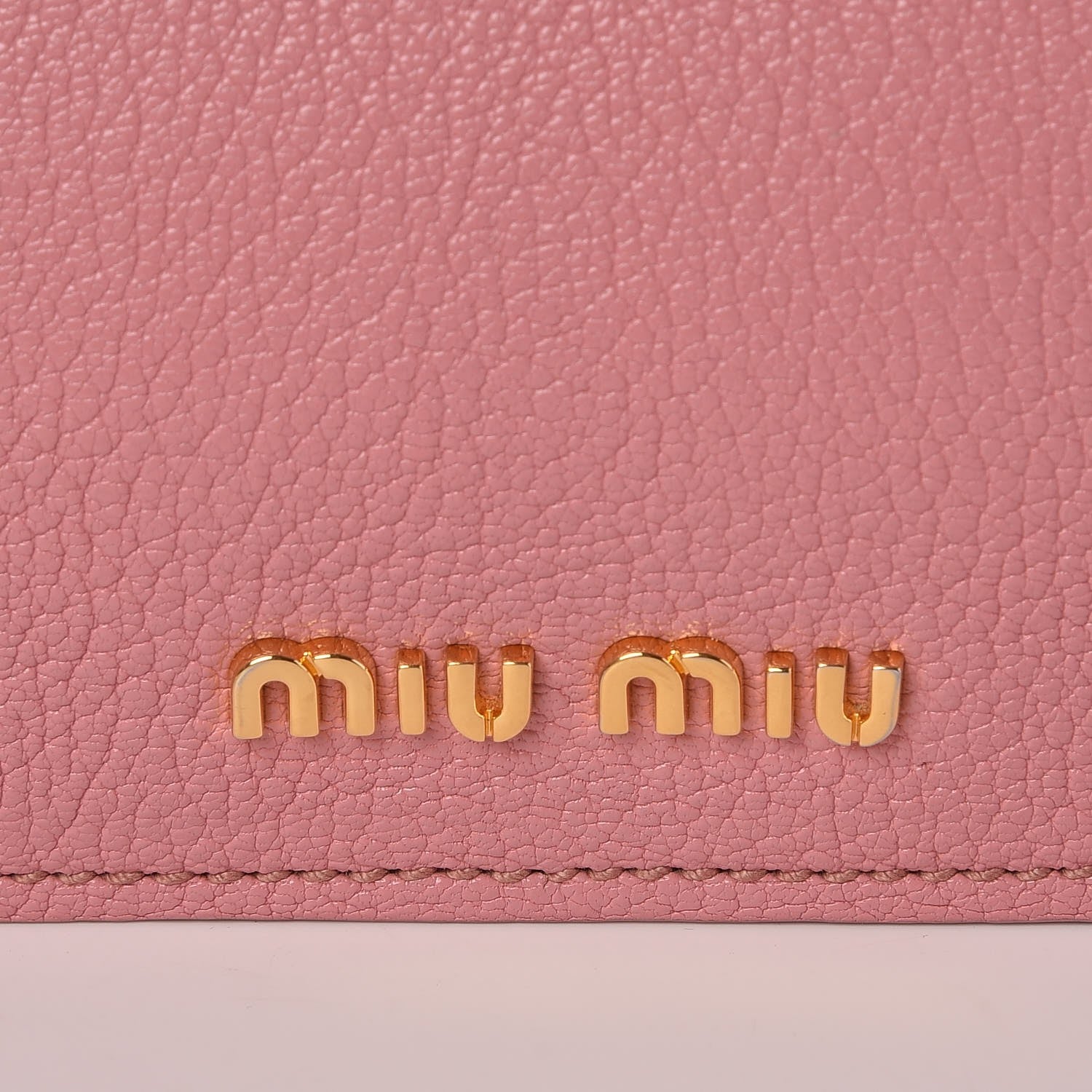 Miu Miu Goatskin Madras Shopping Tote Rosa Gemma 14 of 18
