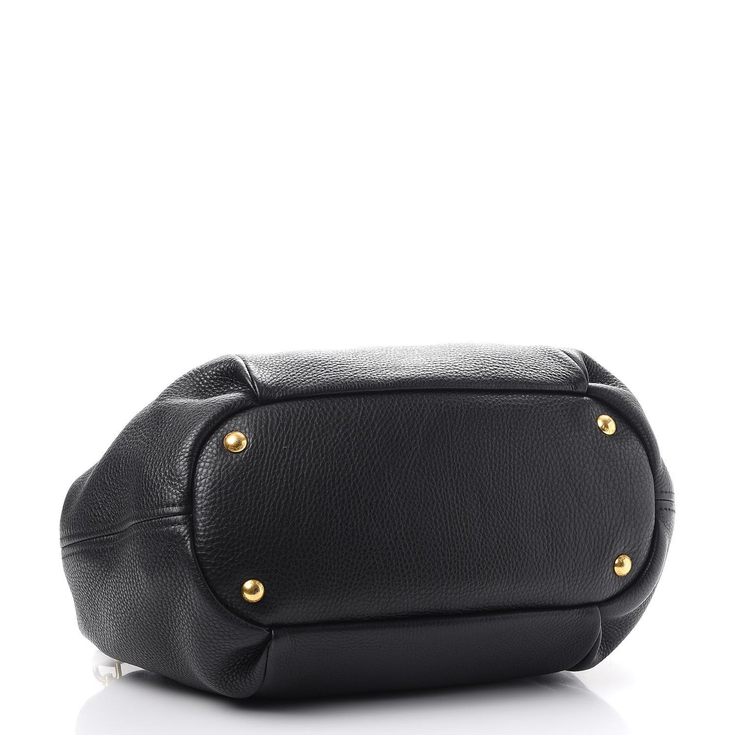 Vitello Daino Shoulder Bag Nero Black