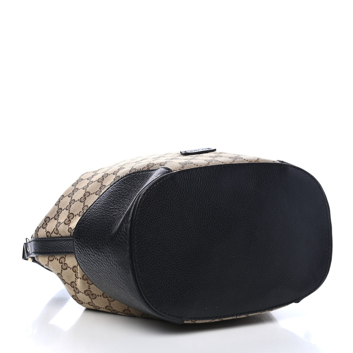 GG Monogram Calfskin Bucket Bag Black