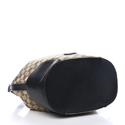 Gucci GG Monogram Calfskin Bucket Bag Black 4 of 11