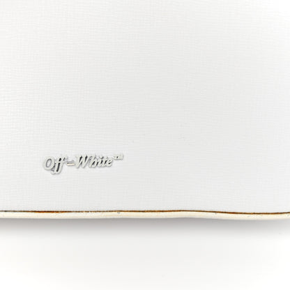 Off-White Calfskin Diag Flap Bag White Black 14 of 15