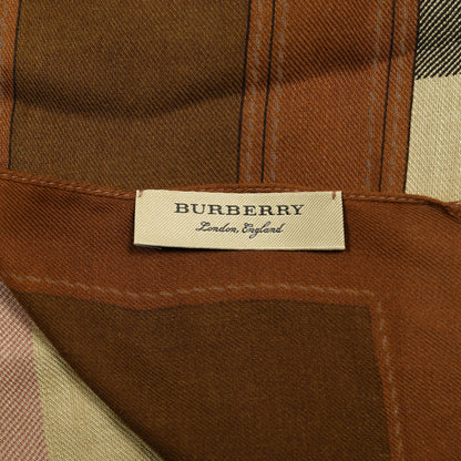 Burberry Modal Cashmere Haymarket Check Scarf Bronze 3 of 4