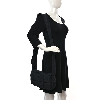 Bottega Veneta Nylon Intrecciato Padded Tech Cassette Bag Black 2 of 12