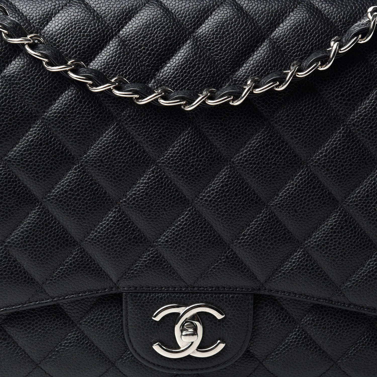 Chanel Caviar Quilted Maxi Double Flap Black 16 of 16