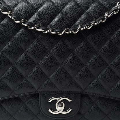 Chanel Caviar Quilted Maxi Double Flap Black 16 of 16