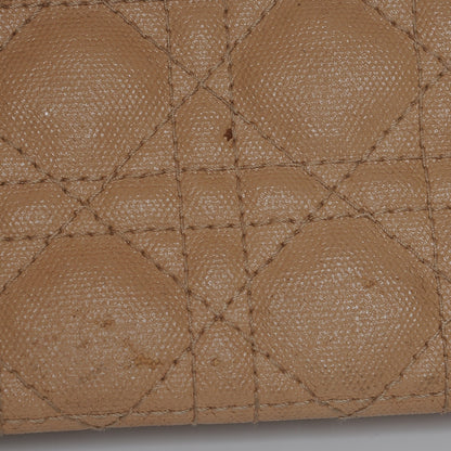 Christian Dior Coated Canvas Cannage Small Panarea Tote Beige 8 of 18