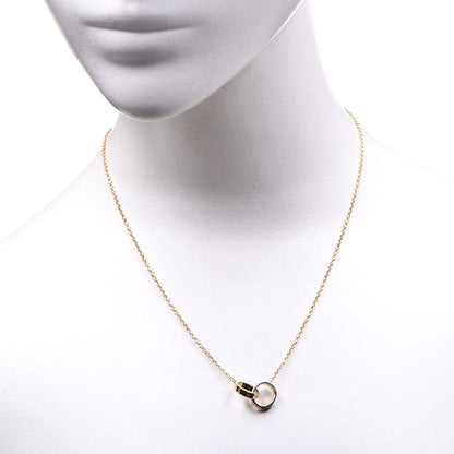 Cartier 18K Yellow Gold Interlocking LOVE Necklace 2 of 6