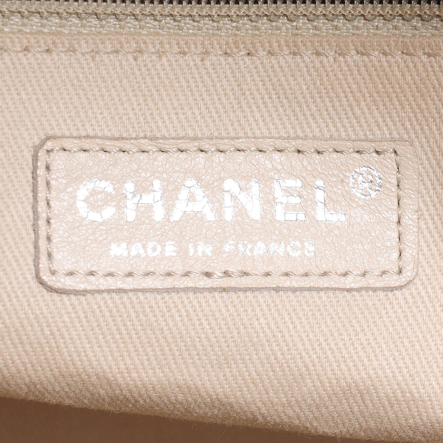Chanel Vinyl Quilted In the Business Camera Case Light Grey 6 of 9