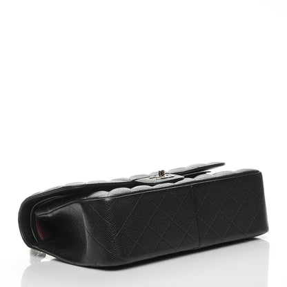 Chanel Caviar Quilted Jumbo Double Flap Black 4 of 8