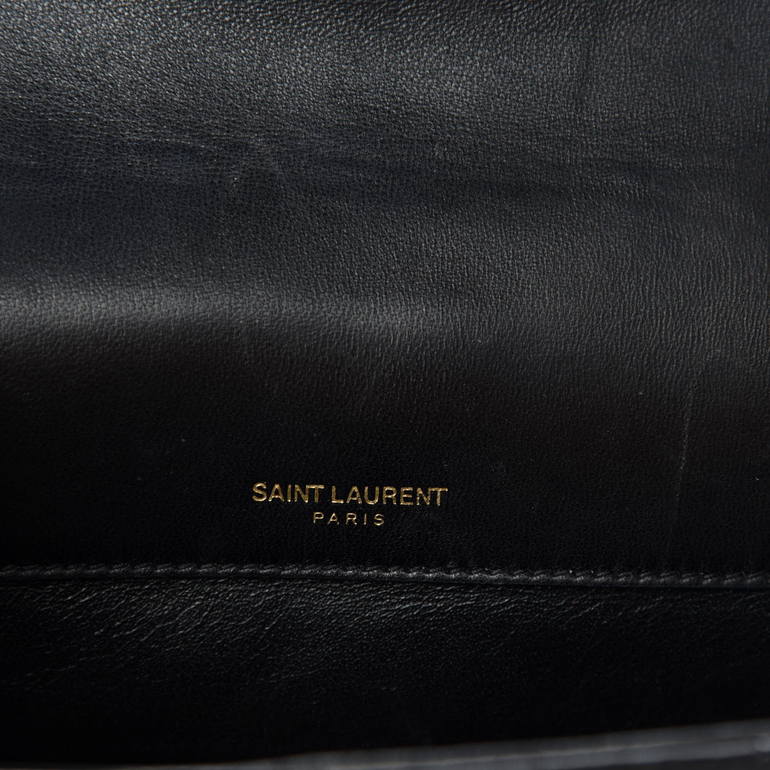 Saint Laurent Lambskin Matelasse Monogram Medium Vicky Chain Bag Black 12 of 13