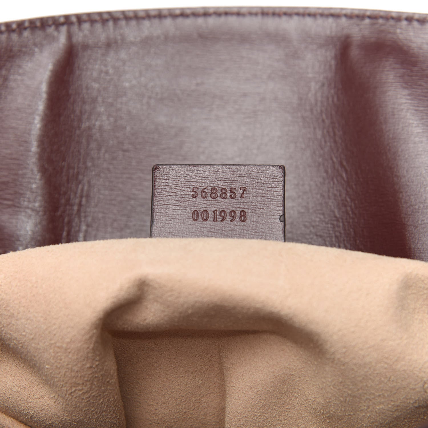 Gucci GG Monogram Calfskin Medium Arli Shoulder Bag Sahara Rubino Chardonnay 7 of 10
