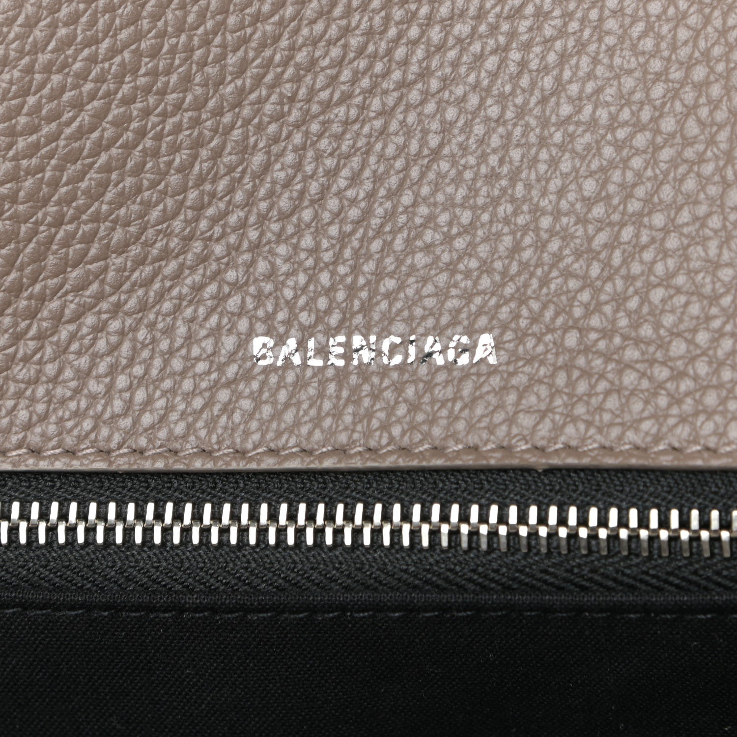 Balenciaga Calfskin Ville Top Handle Bag Mink Grey 5 of 11