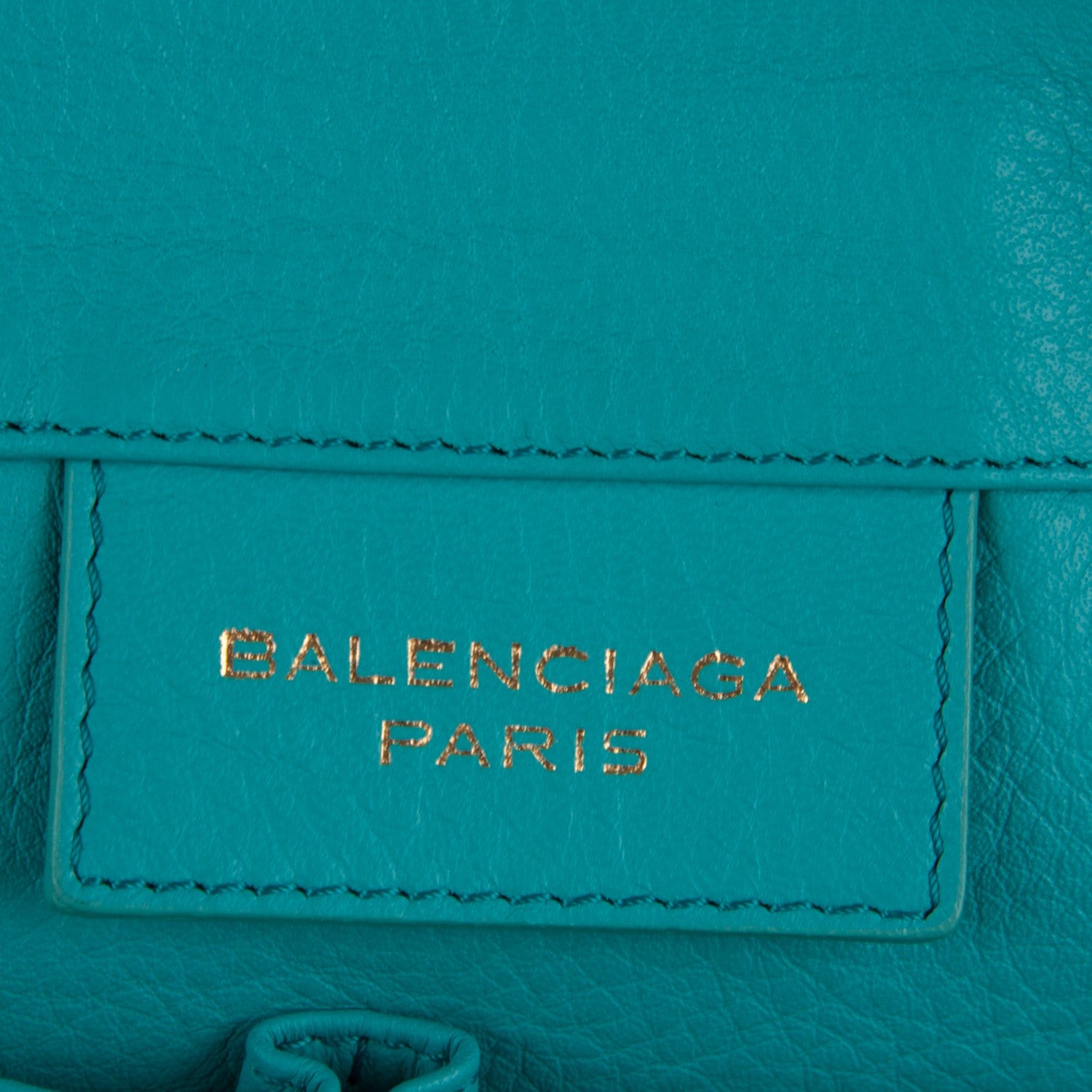 Balenciaga Veau Papier Tote Bleu Pacifique 6 of 7