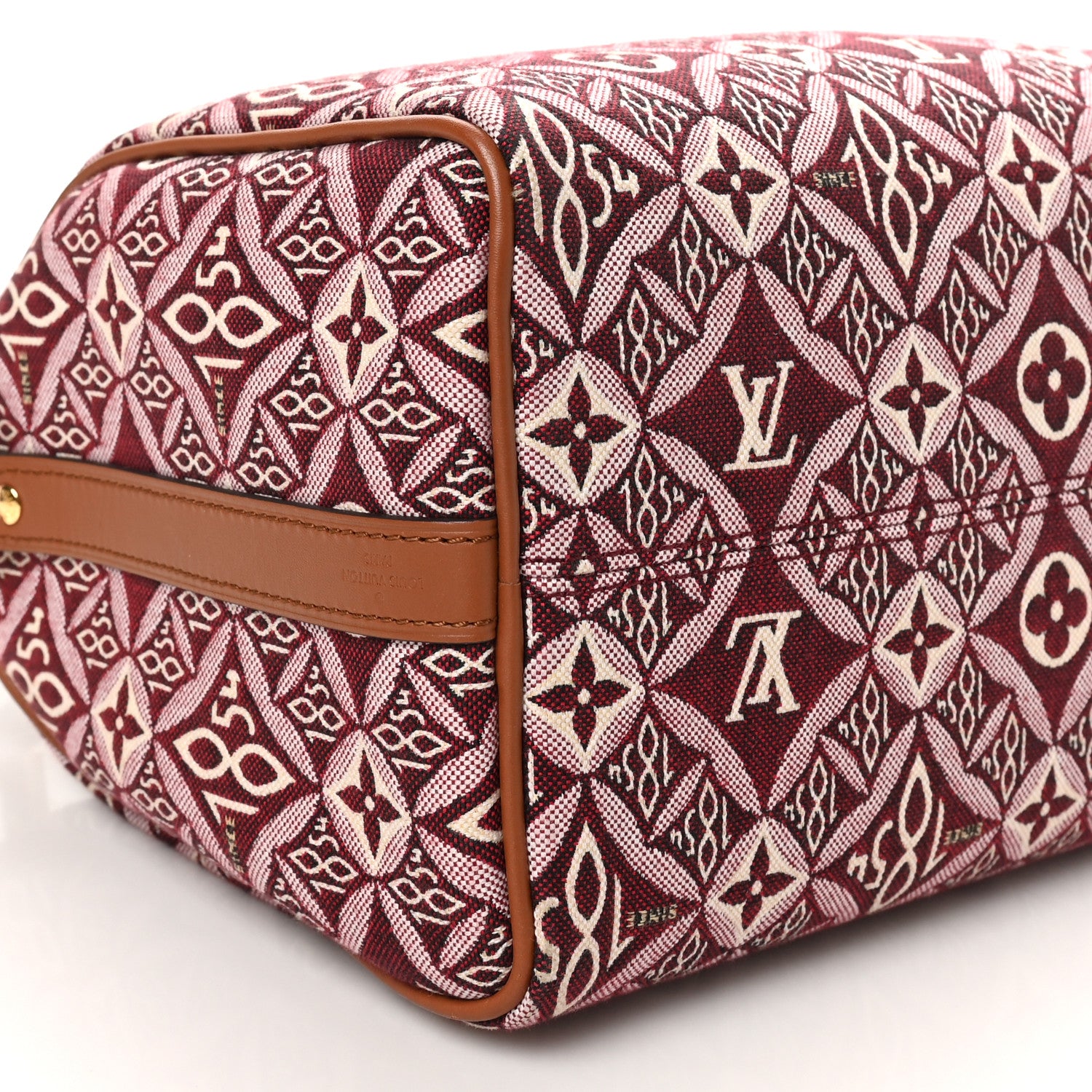 Louis Vuitton Jacquard Since 1854 Speedy Bandouliere 25 Bordeaux 8 of 9