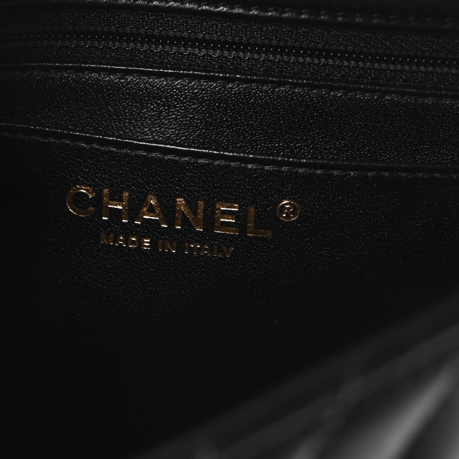 Chanel Lambskin Chevron Quilted Mini Square Flap Black 6 of 10