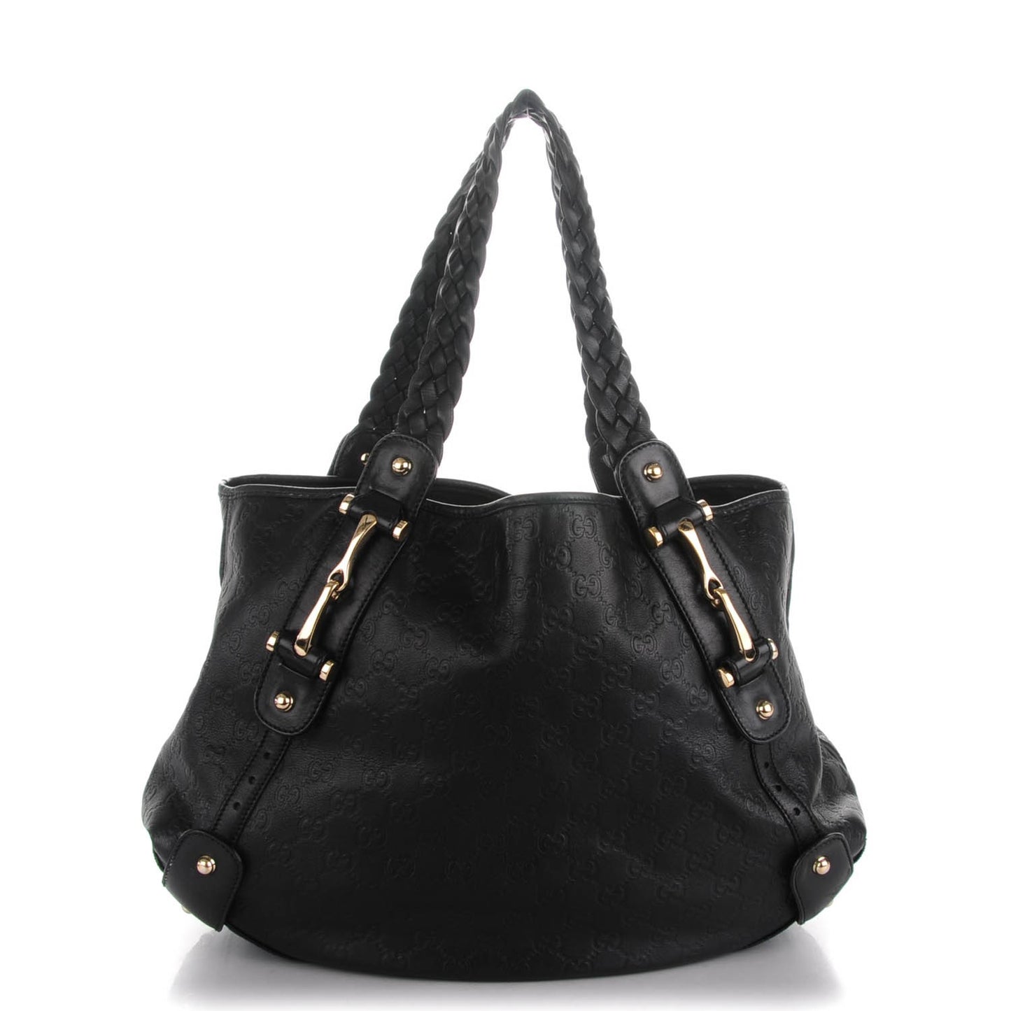 Guccissima Medium Pelham Shoulder Bag Black
