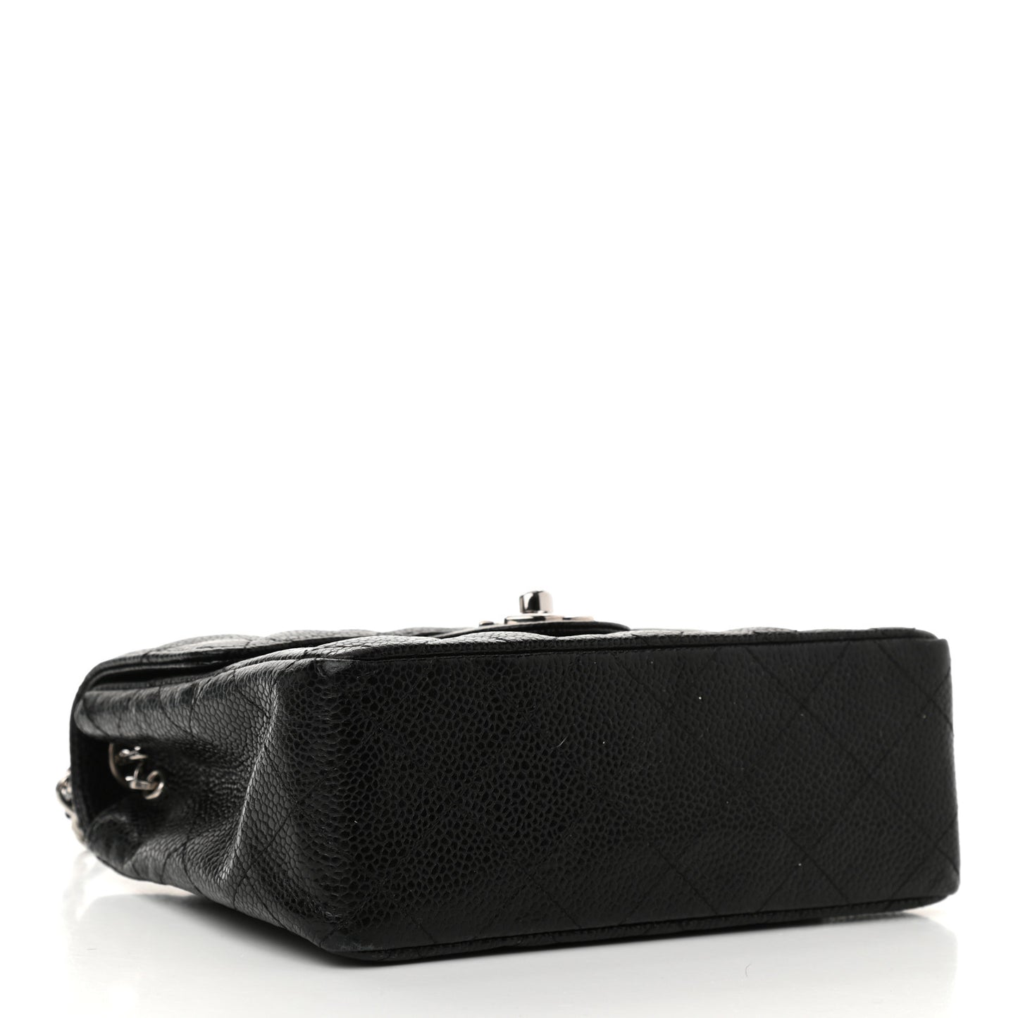 Caviar Quilted Mini Square Flap Black