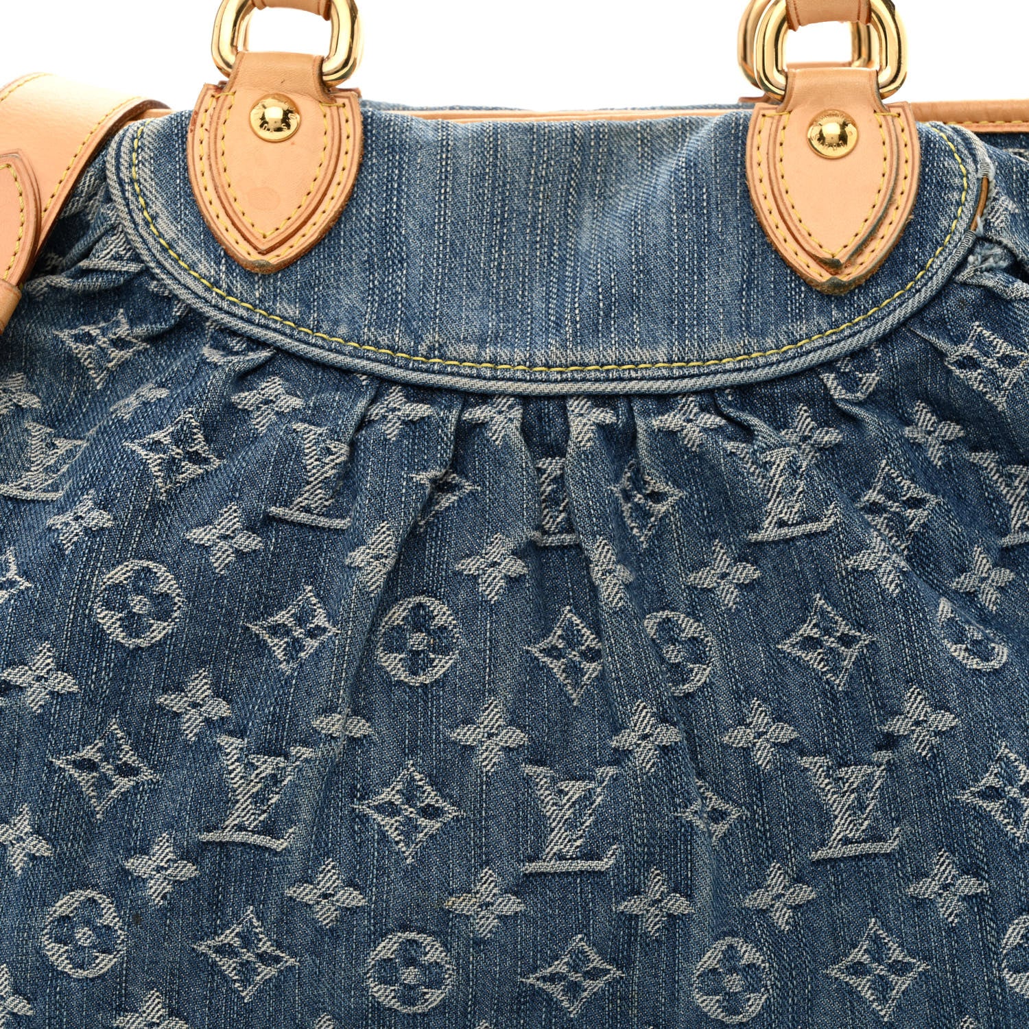 Louis Vuitton Denim Neo Cabby MM Blue 8 of 19