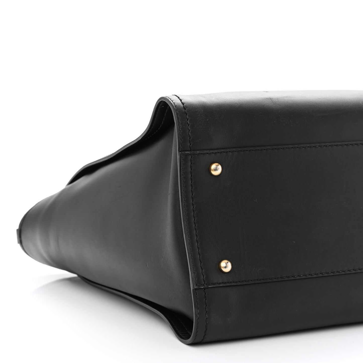 Calfskin Medium Deauville Tote Black