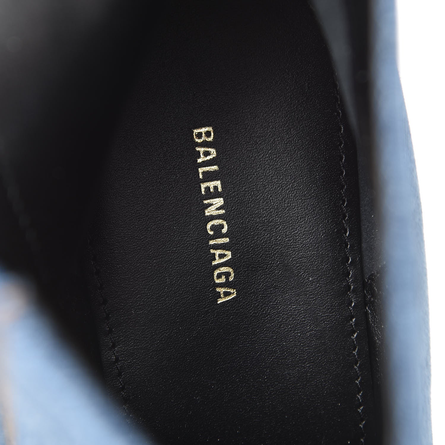 Balenciaga Denim BB Pointy Toe Ankle Booties 35.5 Light Bleu 8 of 9