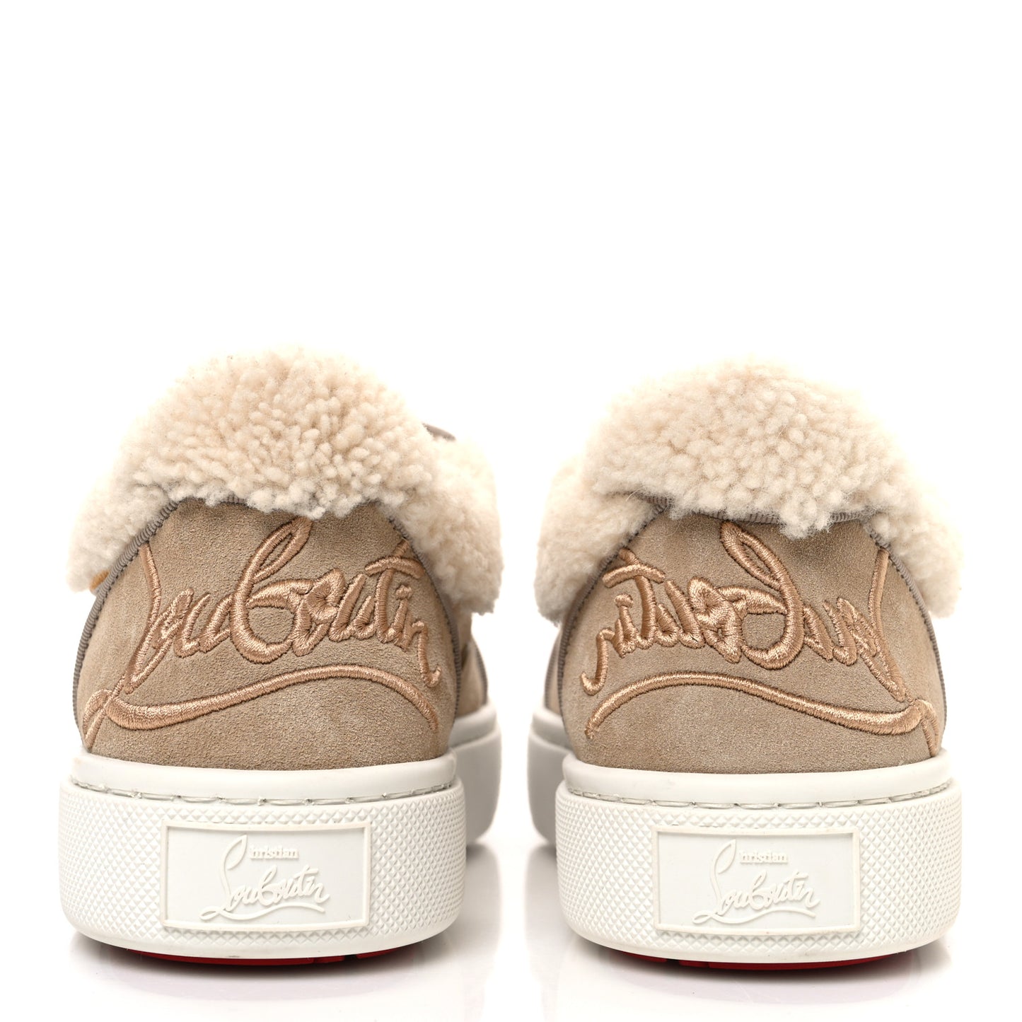 Suede Shearling Fun Vierissima Flat Sneakers 38 Atlas